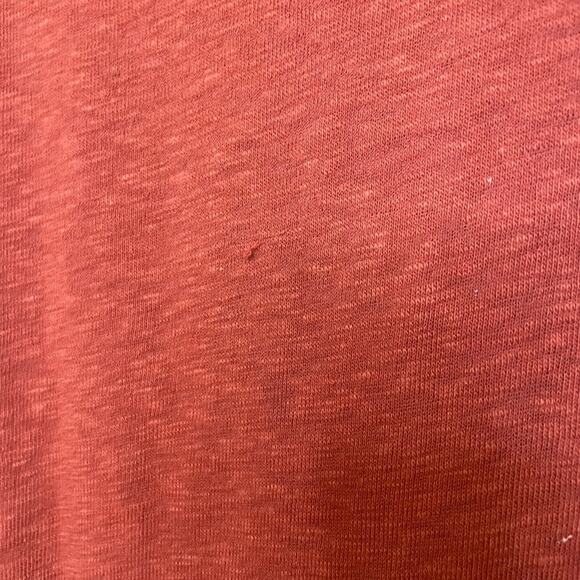 SOL Angeles Red/Coral Light Weight Classic Beach Style Loose Fit Tank Top Small - Picture 4 of 11